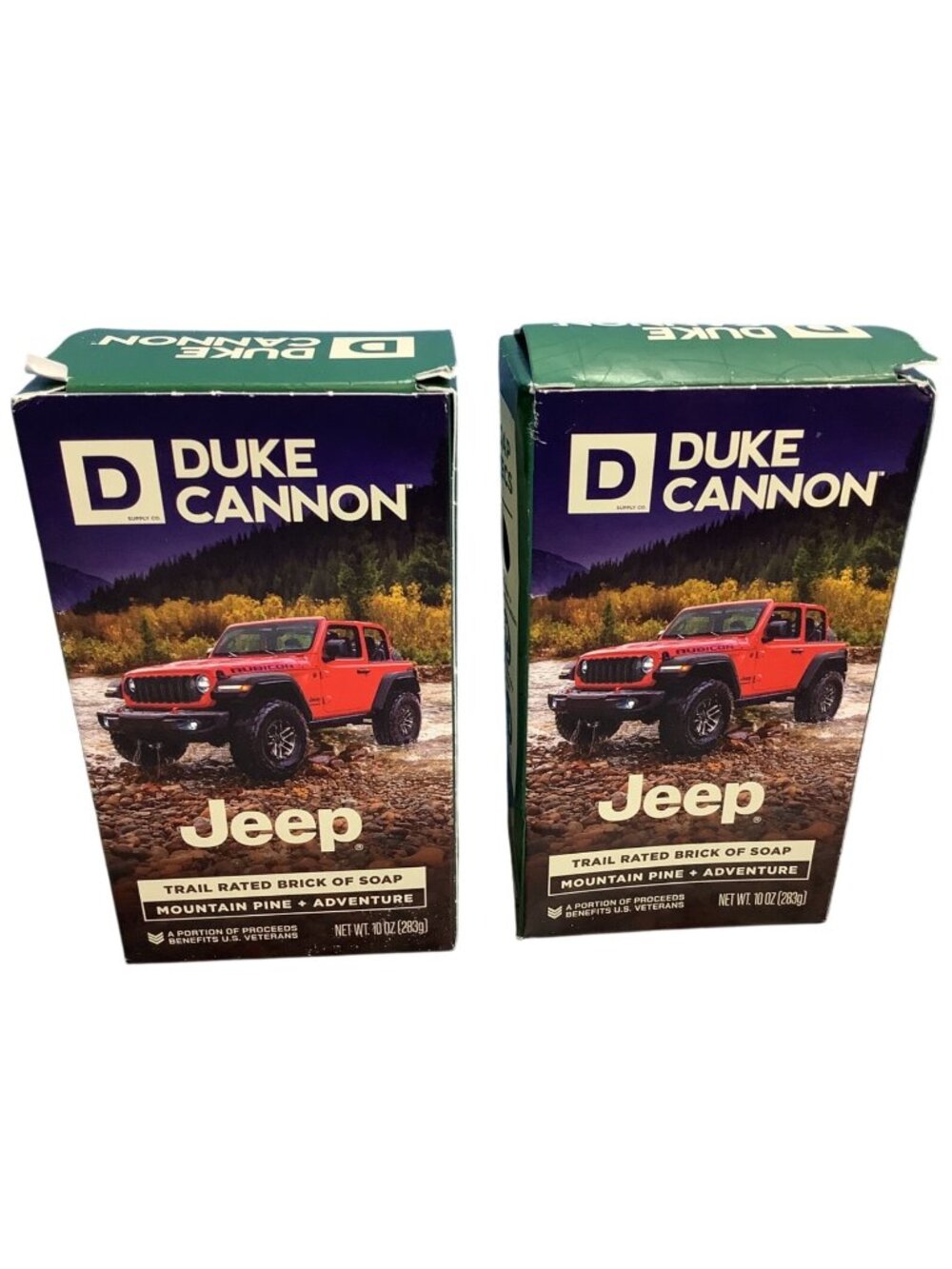 2 Duke Cannon Jeep Trail Rated Brick Of Soap Mountain Pine Adventure 10 Oz